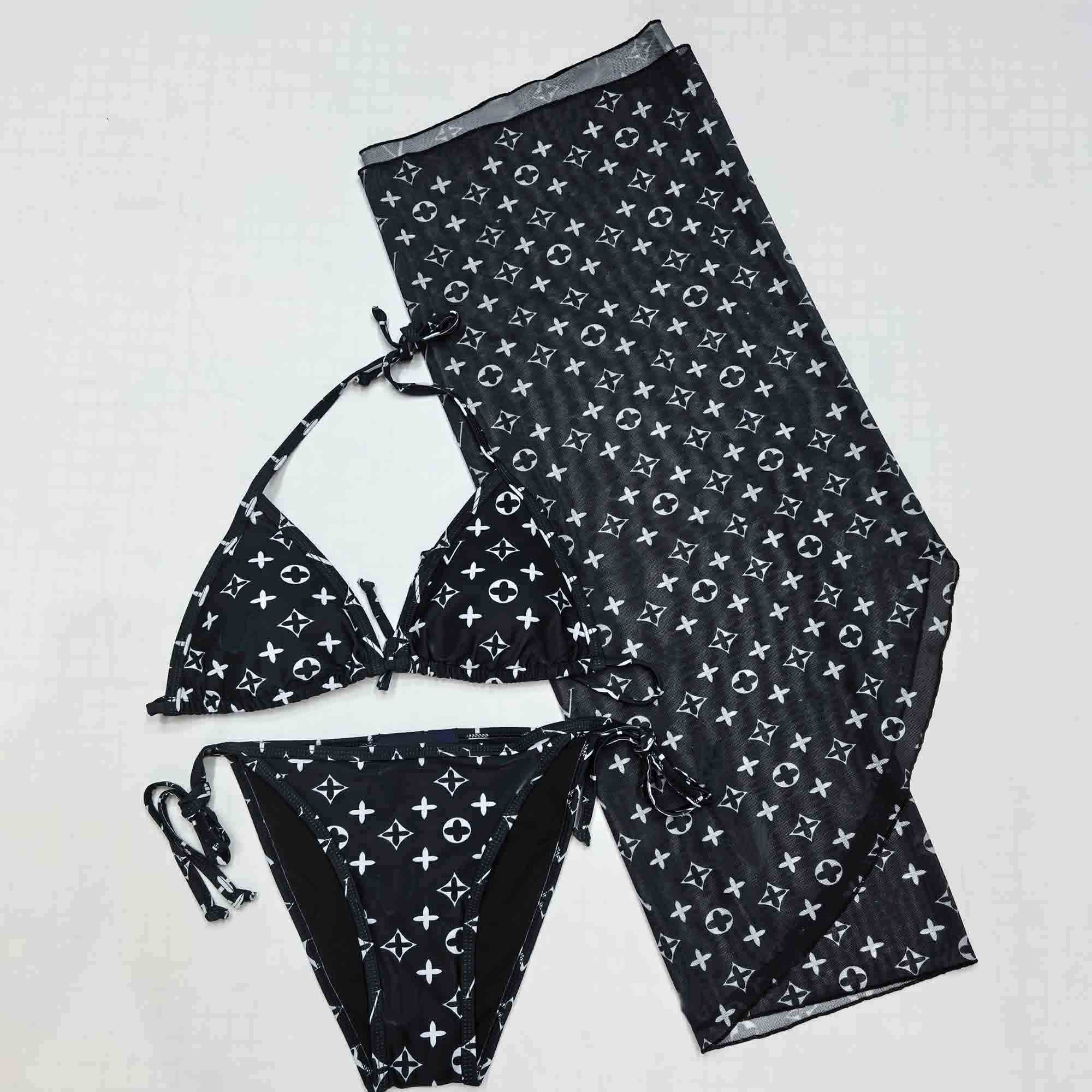 Famous Designer Swimsuit Women Vintage Thong Micro Cover Up Womens Bikini Sets Swimwear Printed Bathing Suits Summer Beach Wear Swimming Suit
