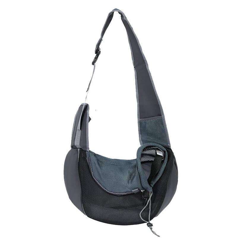 Pet showing your head and carrying dog chest pet crossbody breathable shoulder bag 26H0130