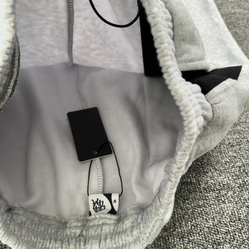 Men's Pants Autumn Sweatpants Men Loose Casual Embroidery Letter Cuffed Hip-hop Style High Street Sportswear