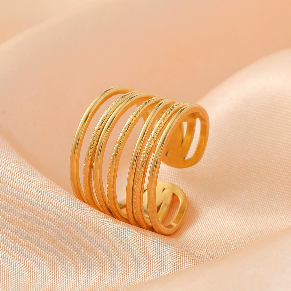 Fashion New Hydraulic Open Wide Band Tail Ring Source Manufacturer Large Quantity