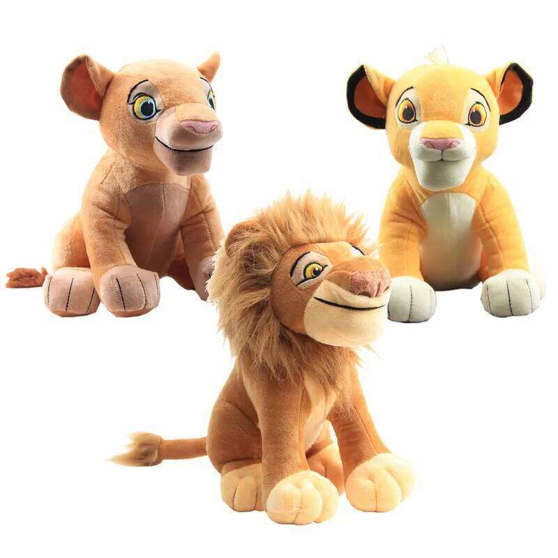 2023 New 30cm Lion King And Son Soft Kids Doll Young Simba Stuffed Animals Plush Children Toy Christmas Gifts Y260128