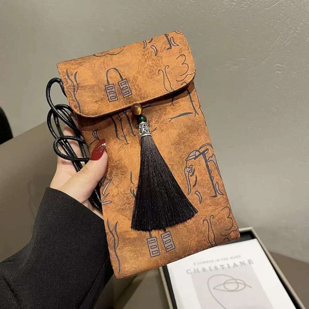 New High-End Anti-Smell Cloud Veil Crossbody Phone Retro Storage For Women Chinese Style Casual Bag Evergwish