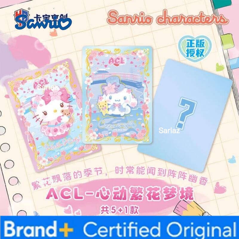 Sanrio New 108Pcs/Set Classic Anime Character Kuromi Wink Cinnamoroll Hello Kitty Melody Children's Gift Collection Hobby Cards H2601301