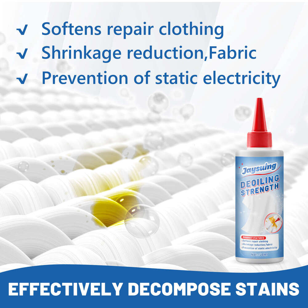 Jaysuing Clothing Cleaner Color Protection Deep Cleaning for Clothes Stubborn Oil Blood Sweat Stains S260130