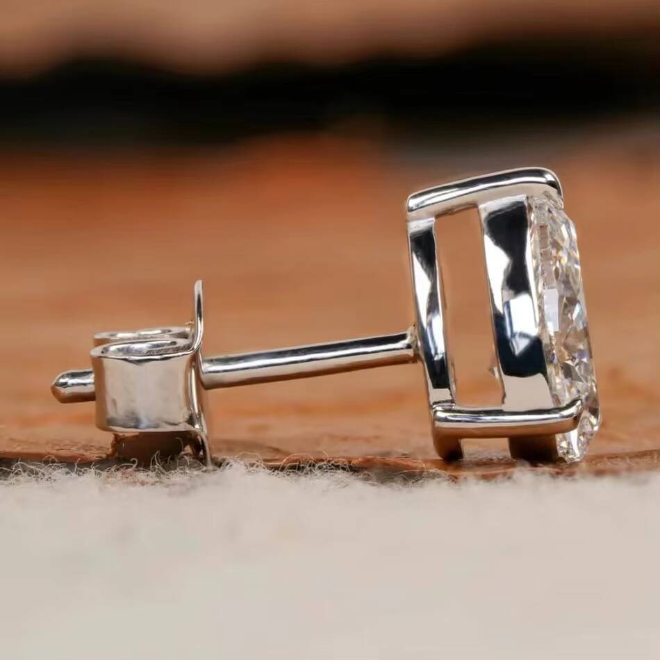 Womens Fashion 14K 18K Gold Lab Diamond Dangle Earrings Set Chunky Jewelry-Wholesale Bulk Supply