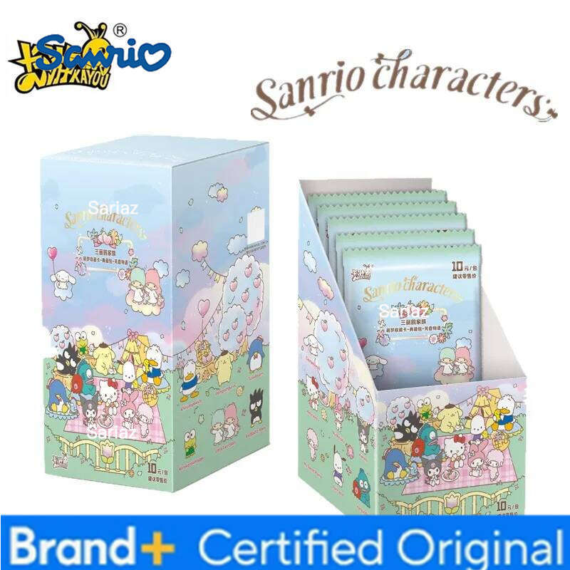 Sanrio KAYOU Family cards Cute Dream Card Hello Kitty Collection Pack Aromatic Story Vol.1 Toy For Children Gift H260130