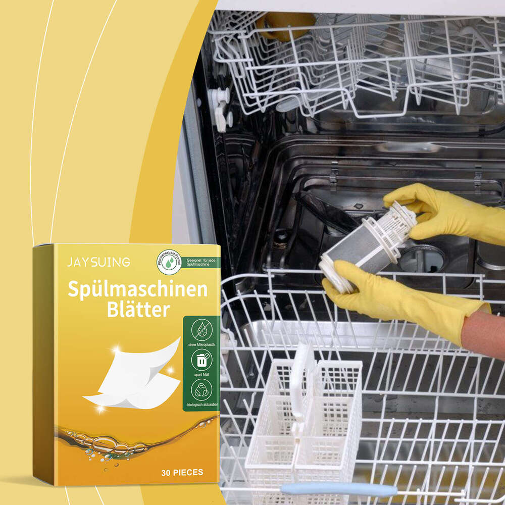 JAYSUING Dishwashing Kitchen Utensils Stain Oil Removal Fresh Gentle Cleaning Tablets for Dishes S260130