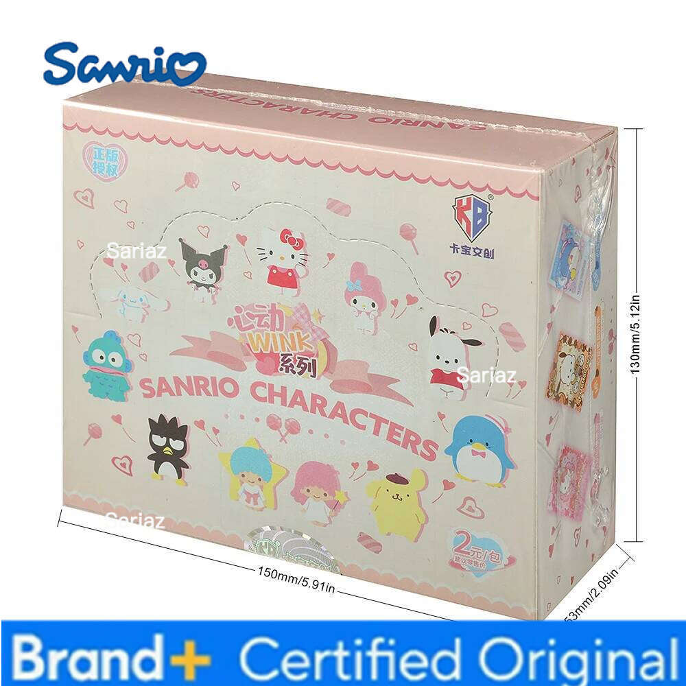 Sanrio Genuine Polaroid Family Heartbeat Wink Life Diary HelloKitty Pink Cute Collection Card Toys Gifts Ready to sh H260130