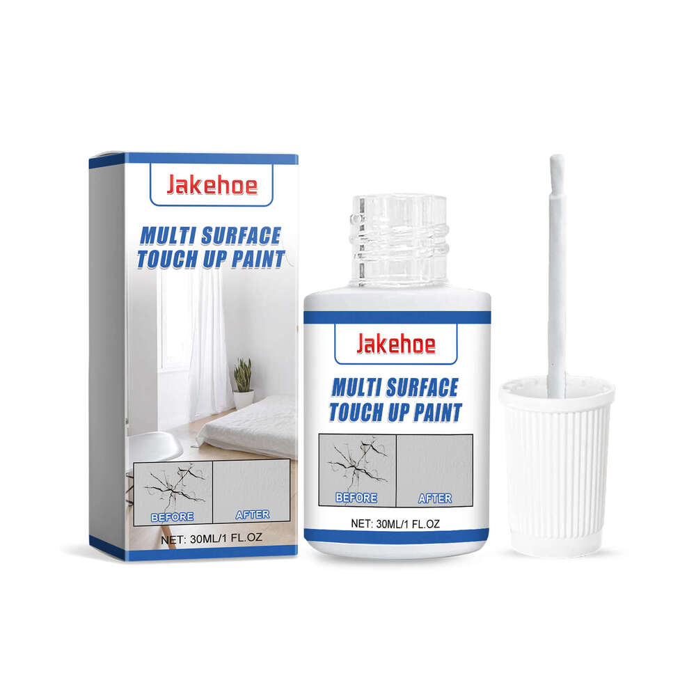 Jakehoe White Household Wall Damage Scratch Renovation Cover Multi-Functional Waterproof Repair Paint S260130