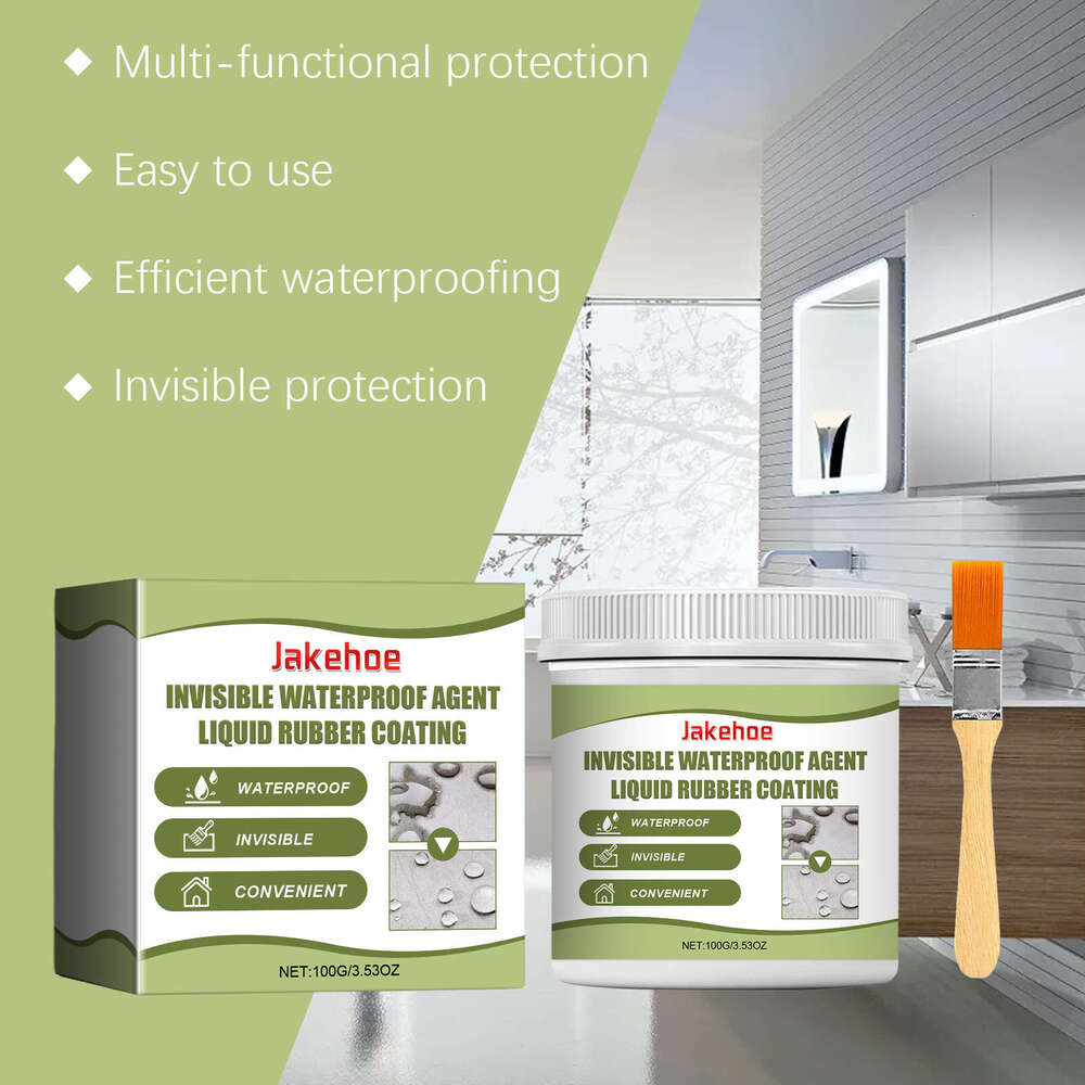 Jakehoe Invisible Glue Sealant Household No-Need-to-Hit-Tile Waterproof Coating S260130