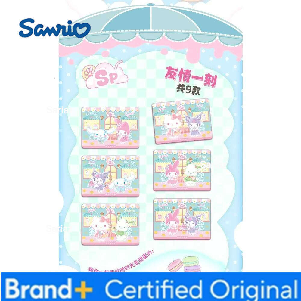 Sanrio New Genuine Kabao Exquisite Characters Cartoon Stars Cute Pompomurin Kuromi Limited Edition Crystal Card Surprise Gifts H260130