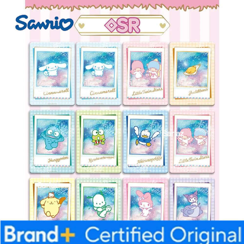Sanrio Original Japanese for Child Popular and Cute Cartoon Characters Rare Limited Game Collection Card Christmas Gifts H260130
