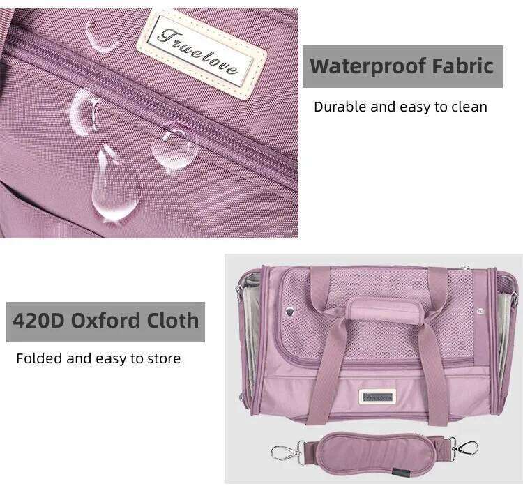 Truelove Bag Breathable Large Space Foldable Water-Pepellent Pet Backpack Outdoor Travel Use for Dog and Cat TLX3971 26H0130