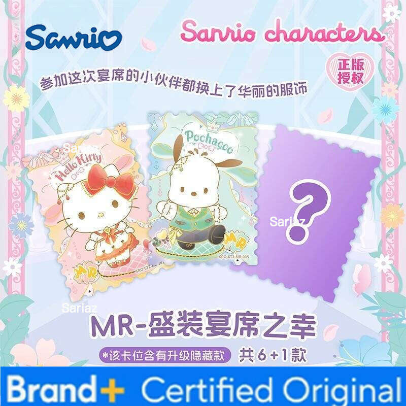 Sanrio Family HelloKitty Collects Sixth Round of The Polaroid Flower Blossom Luck Mini Collection Flash Card Gift H260130