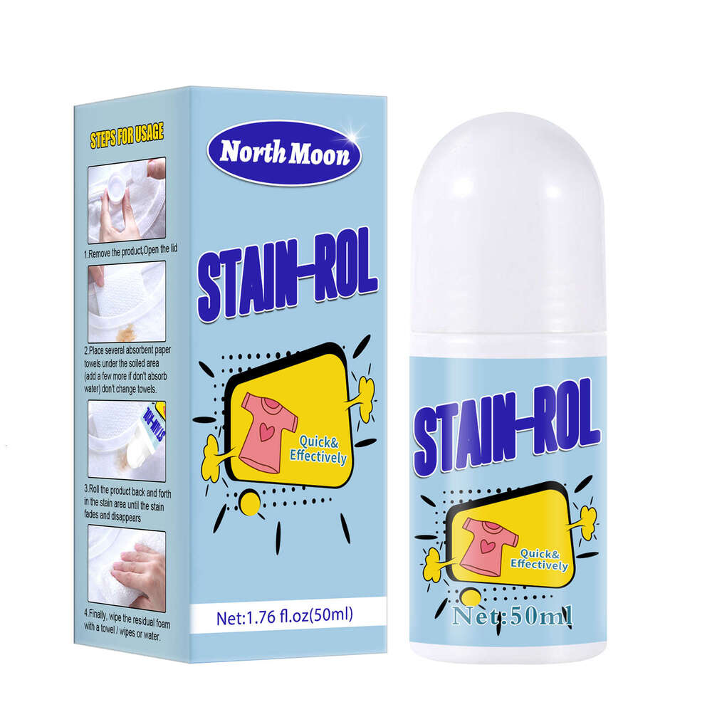 Jue-Fish White Clothes Dry Cleaning Roller Cleaner Portable Fabric Stain Remover Removes Various Stains S260130