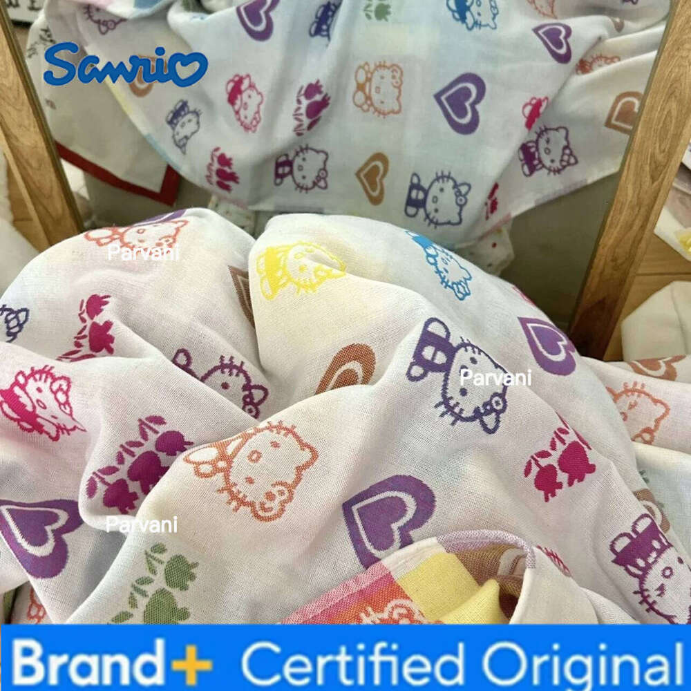 Sanrio Hello Kitty 3 Piece Cotton Gauze Bath Towel Set Super Absorbent Quick Dry Non Shedding For Students Bathroom Beach Poo H2601301