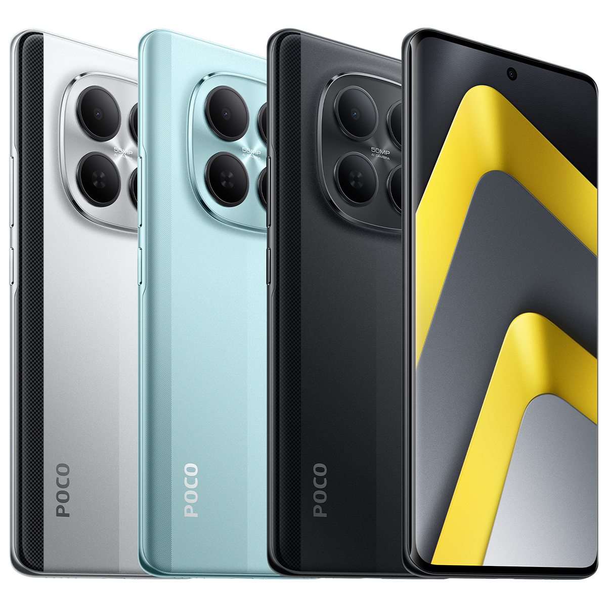 Xiaomi Smartphone POCO M8 5G 8+256GB/ 8+512GB, 6.77 Inch 120 Hz Flow AMOLED Display, Snapdragon 6 Gen 3, 50 MP AI Dual Camera, 7.35 mm Slim 3D Curved 