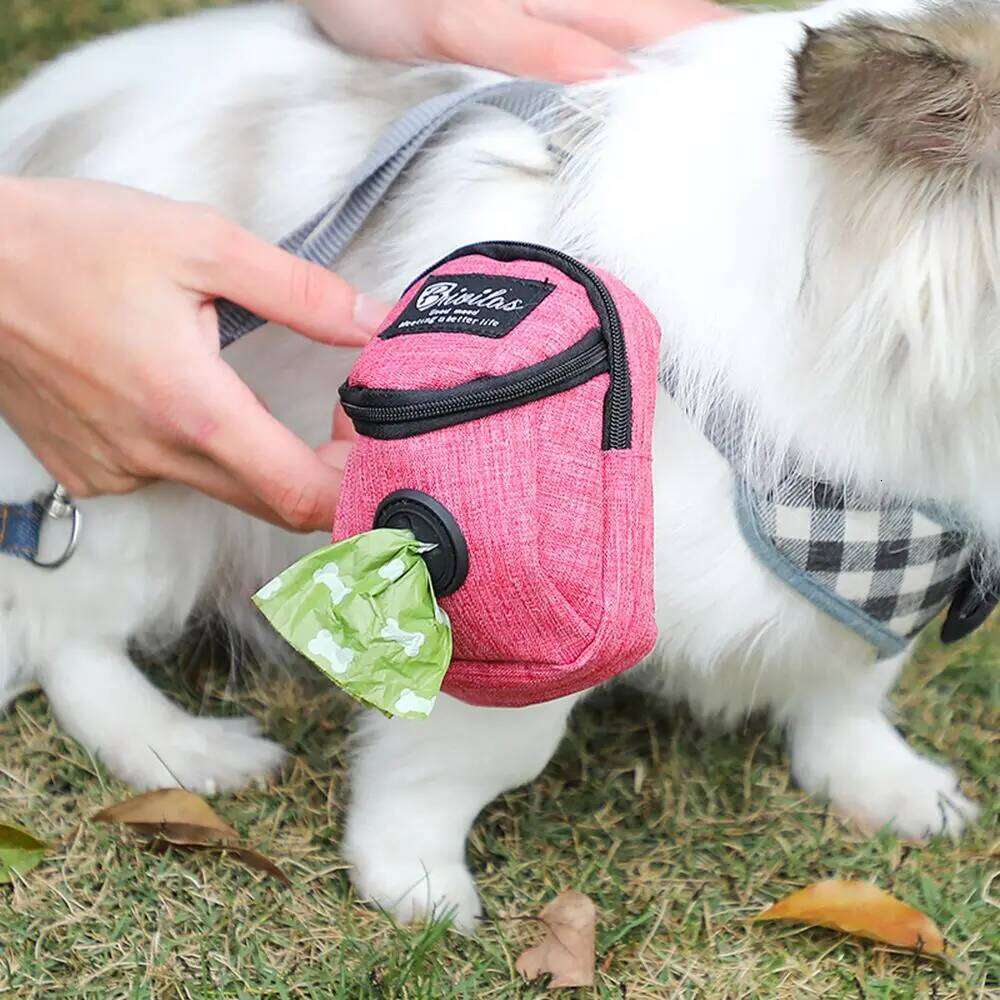 Portable Training Outdoor Pet Treat Pouch Puppy Snack Reward Waist Poop Bag Dog Carriers Bags 26H0130