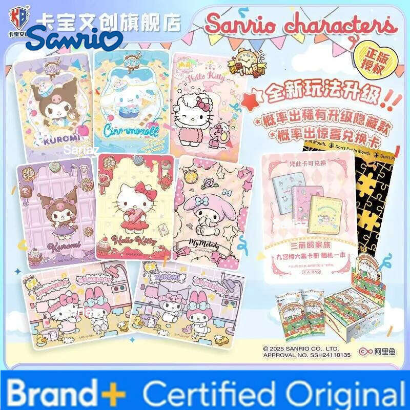 Sanrio Genuine Card Polaroid Family Coolomi Life Diary HelloKitty Series Pink Cute Anime Collection Cards Toys Gifts H260130