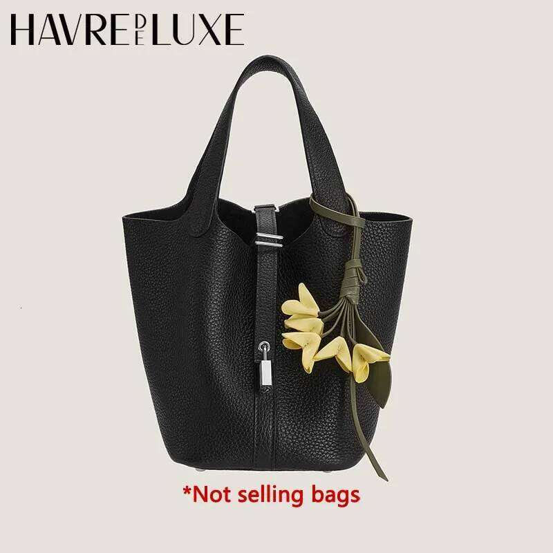 Cowhide Flower Charm Leather Design Osmanthus Decoration Handmade Diy Bag Accessory Gift. Z260130