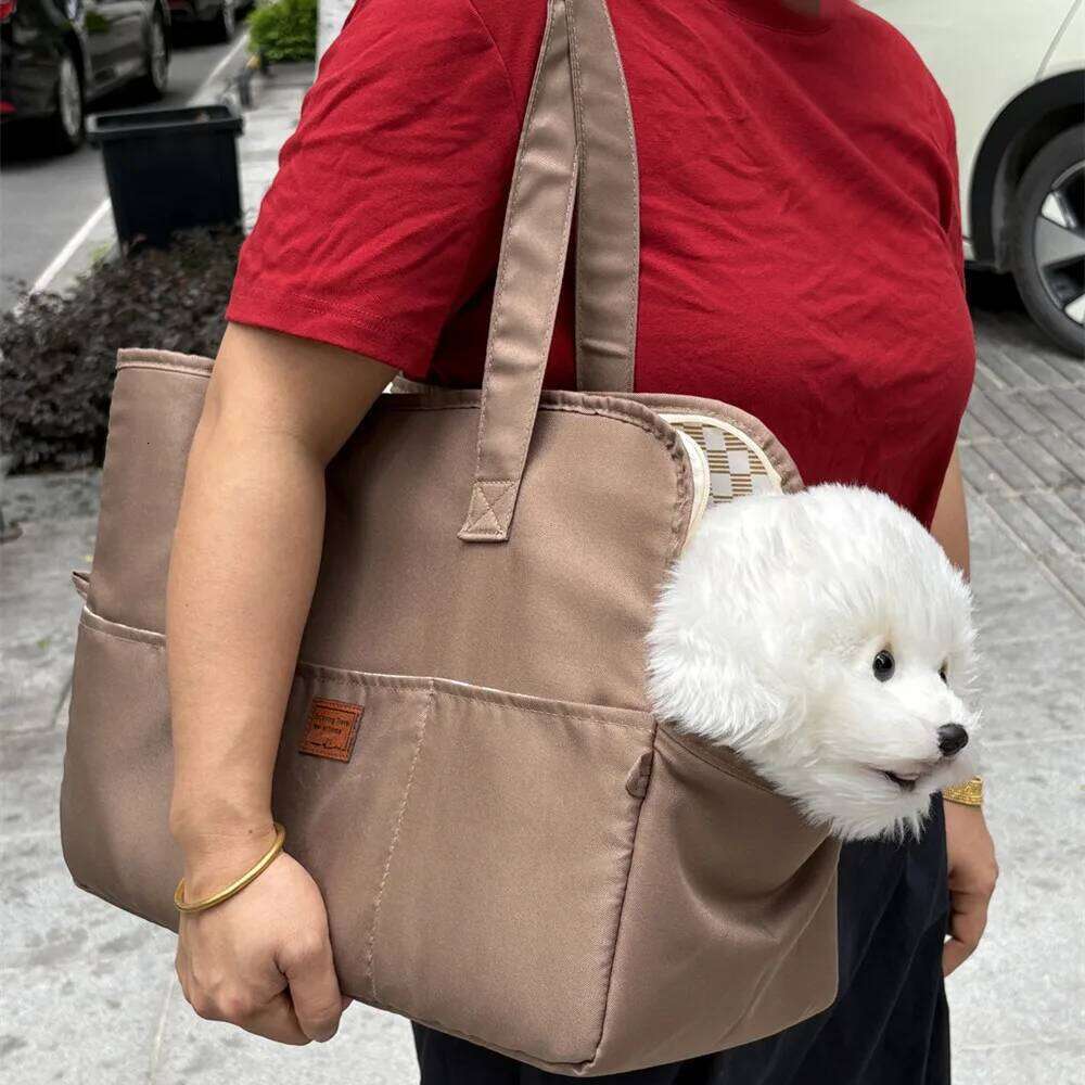 Comfortable Dog Crossbody Shoulder Outdoor Travel Portable Cat Puppy Sling Carrier Bag Pet Carrying Supplies - view 3