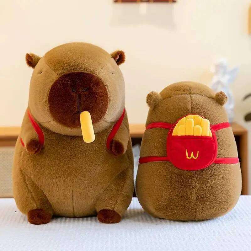 30cm Capybara Simulation Capibara Anime Fluffty Toy Kawaii Plushie Cute Stuffed Animals Soft Doll Plush Gift Kid Toys Y260128