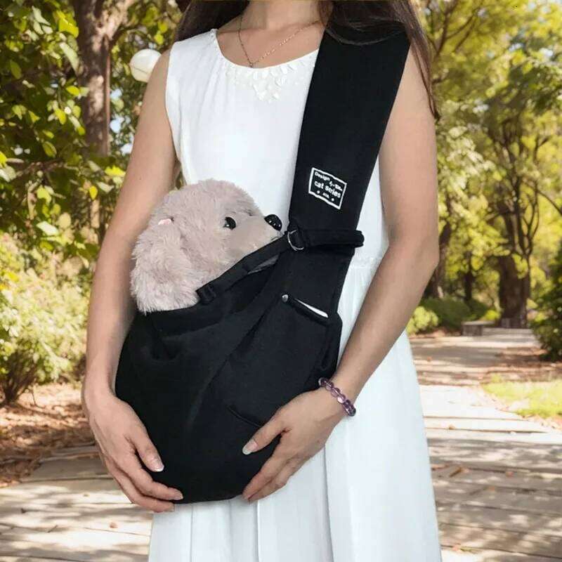 Portable Dog Backpack Crossbody Shoulder Foldable Carrier Outdoor Travel Puppy Sling Bag Pet Accessory Cat Supplies 26H0130