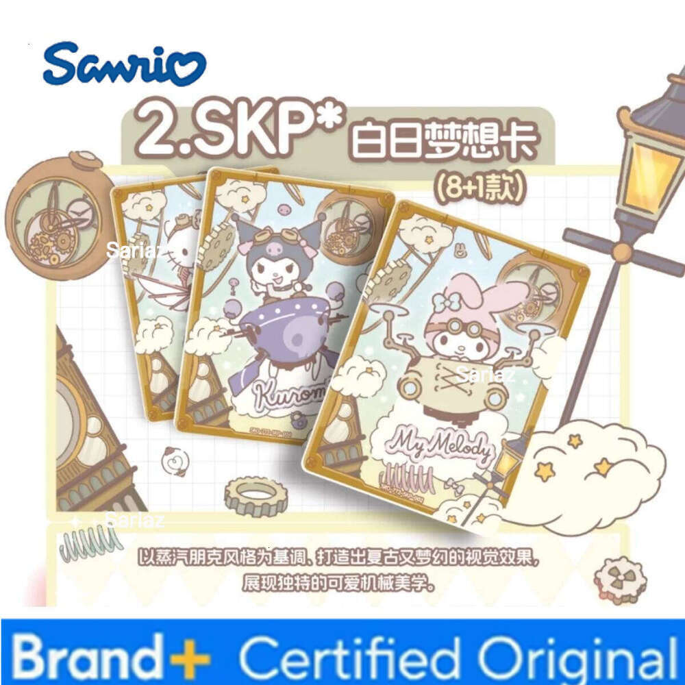 Sanrio KABAO 7-2 Kitty Polaroid Time Walking Anime Collection Cards Mistery Box Board Games Toys Birthday Gifts for Kids H260130