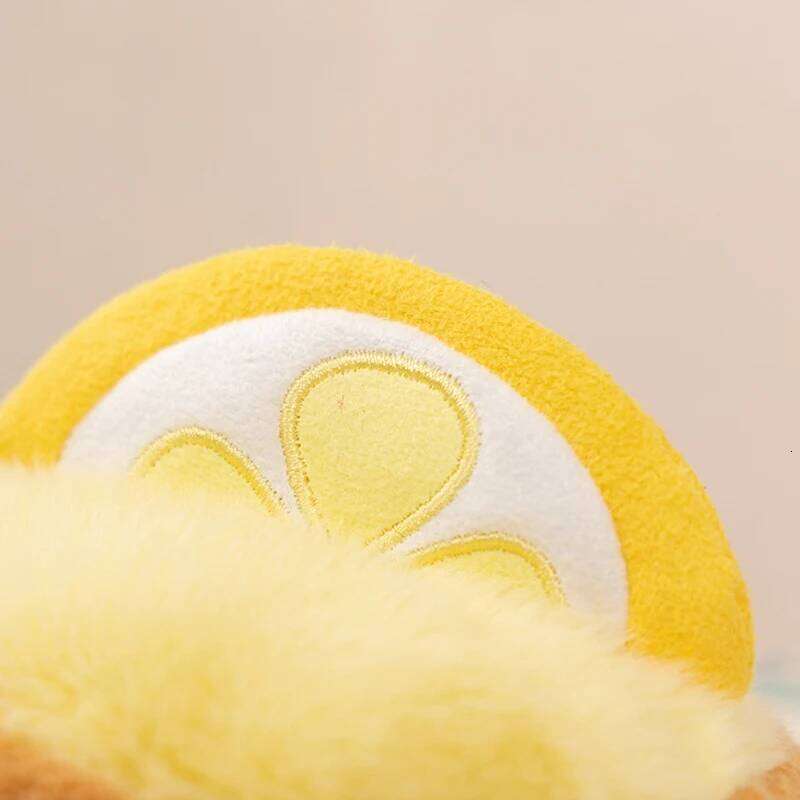 Cute Strawberry/Lemon Tart Plush Soft Stuffed Dessert Doll Kawaii Smiling Food Toy for Kids Birthday Xmas Gift Home Decor Y260128