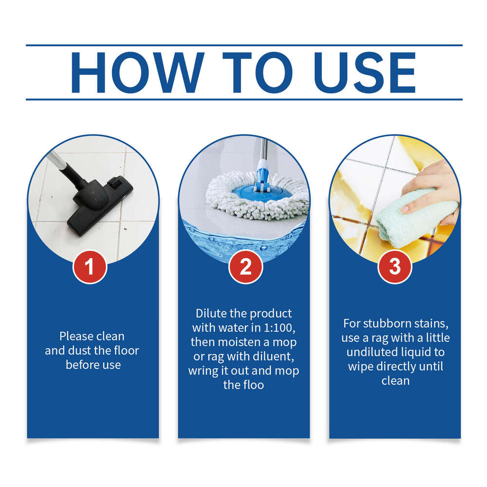 Jaysuing Household Kitchen Bedroom Tile Stain Removal Brightening Cleaning Polishing Cleaner Liquid S260130