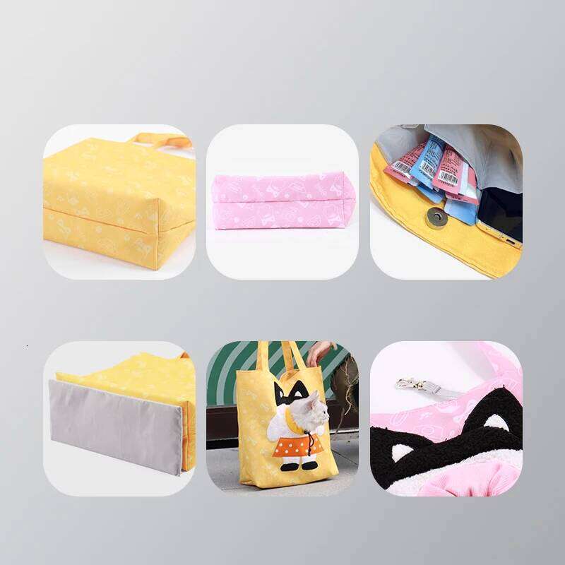 A lightweight handbag suitable for small dogs and cats weighing less than 15 pounds, featuring a padded pet bag style dog 26H0130