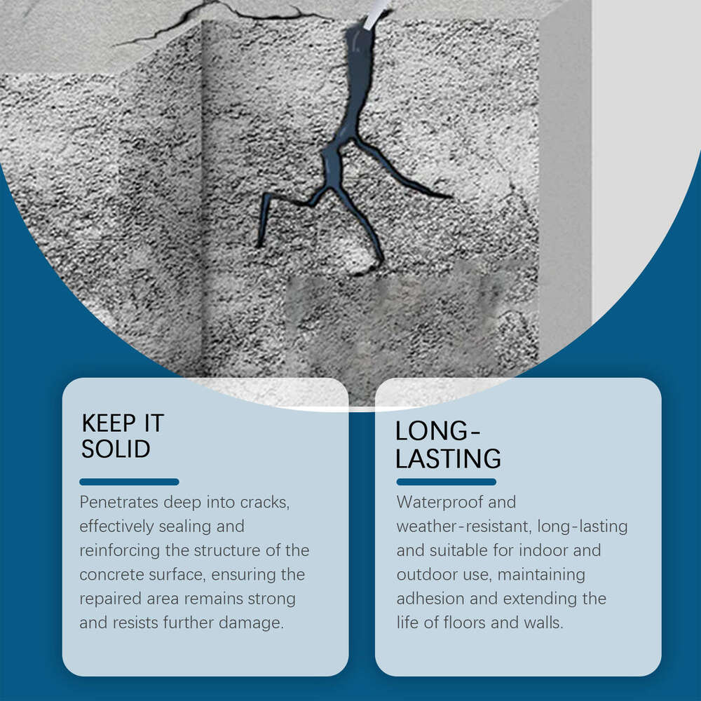 Jakehoe Adhesive Household Floor Wall Crack Leak Repair Waterproof Coating Glue S260130