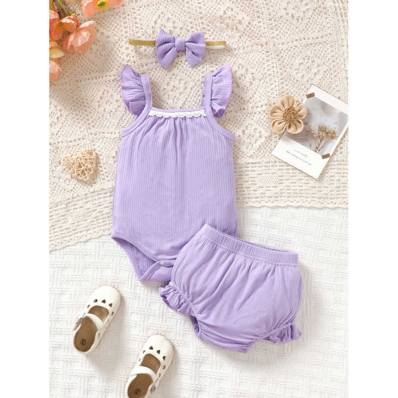 Baby Infant Romper Pants Solid Color Triangle Pants Large PP Shorts Bread Pants Thin Breathable Comfortable Bamboo Fiber L260130