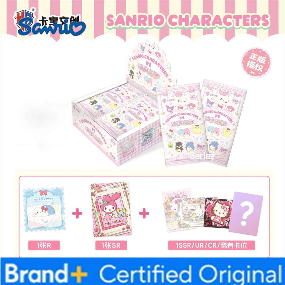 Sanrio KABAO Instant Photo Decoration Floral Theme Cute Memo Pad Collection Kuromi My Melody Card Pack Bestseller Lucky Draw Stationery H260130