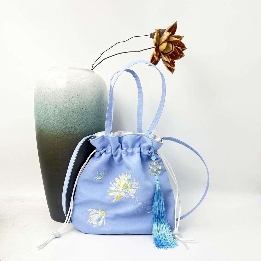 Embroidered Peony Crossbody Hot-Selling Ancient Style Handbag Hanfu Phone Casual Versatile National Trend Bag Wholesale MASA