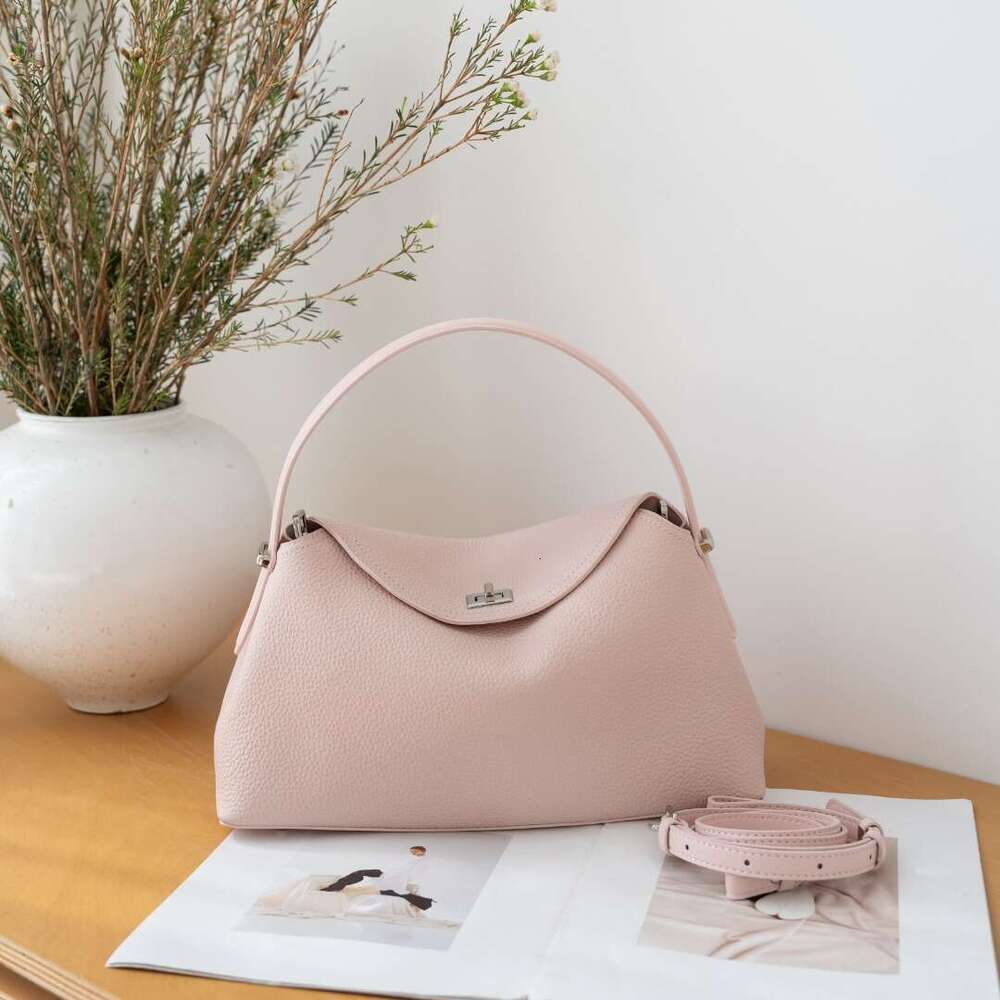 Totebag Shoulder ROSE NOIRE Genuine Leather Commuter Versatile Single Women S Crossbody Bag Simple Large Capacity High End Feel Top Layer Cowhide Hand