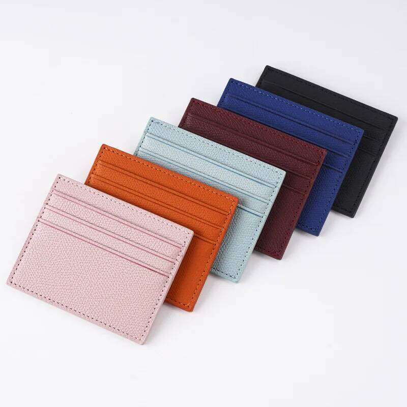 Women Men Thin Wallet Multi-Card Case PU Leather Bank Business Credit Card Holder Wallets Purse Bag Z260130