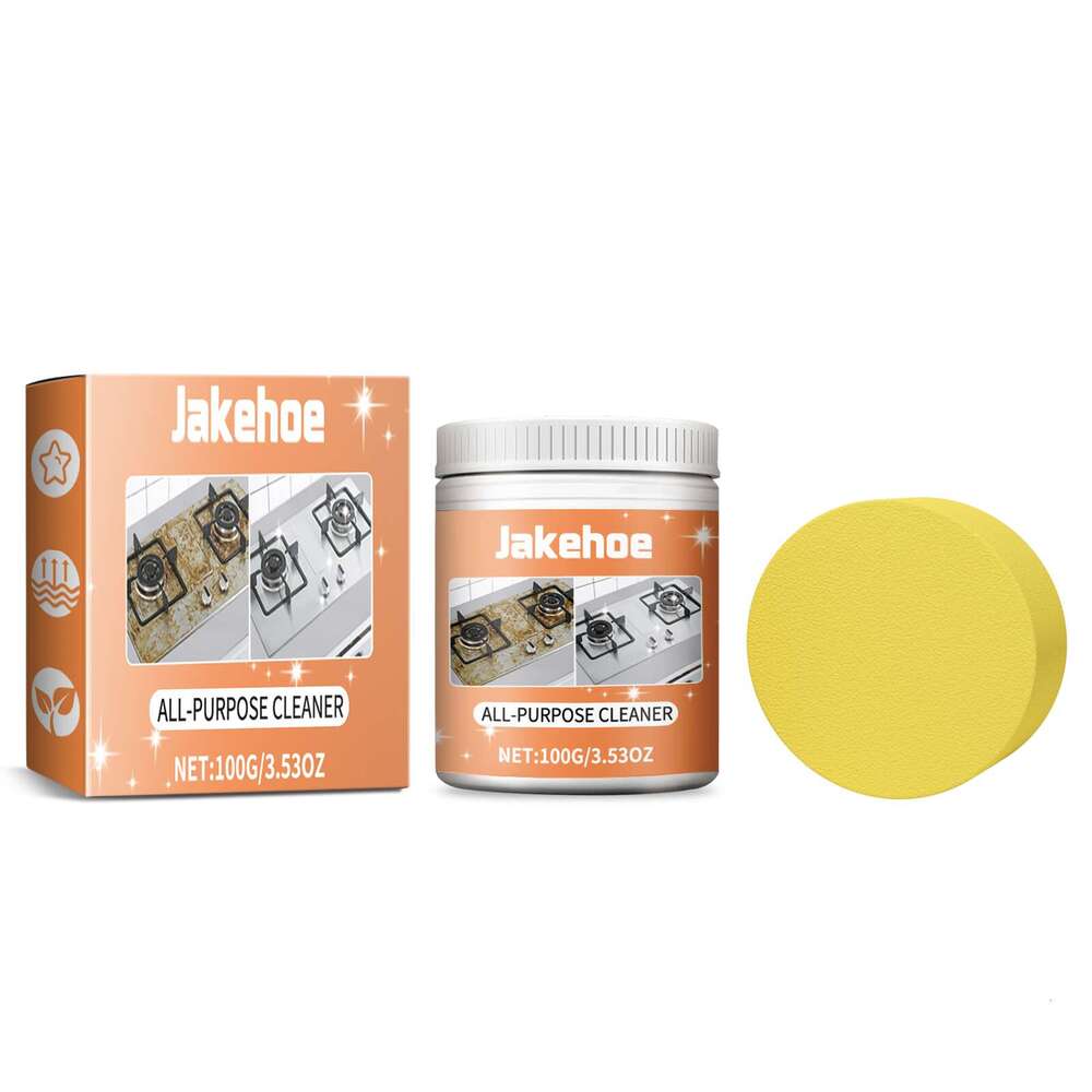 JAKEHOE Multi-Purpose Paste Household Kitchen and Bathroom Stove Range Hood Oil Stains Easy Cleaning Polishing S260130
