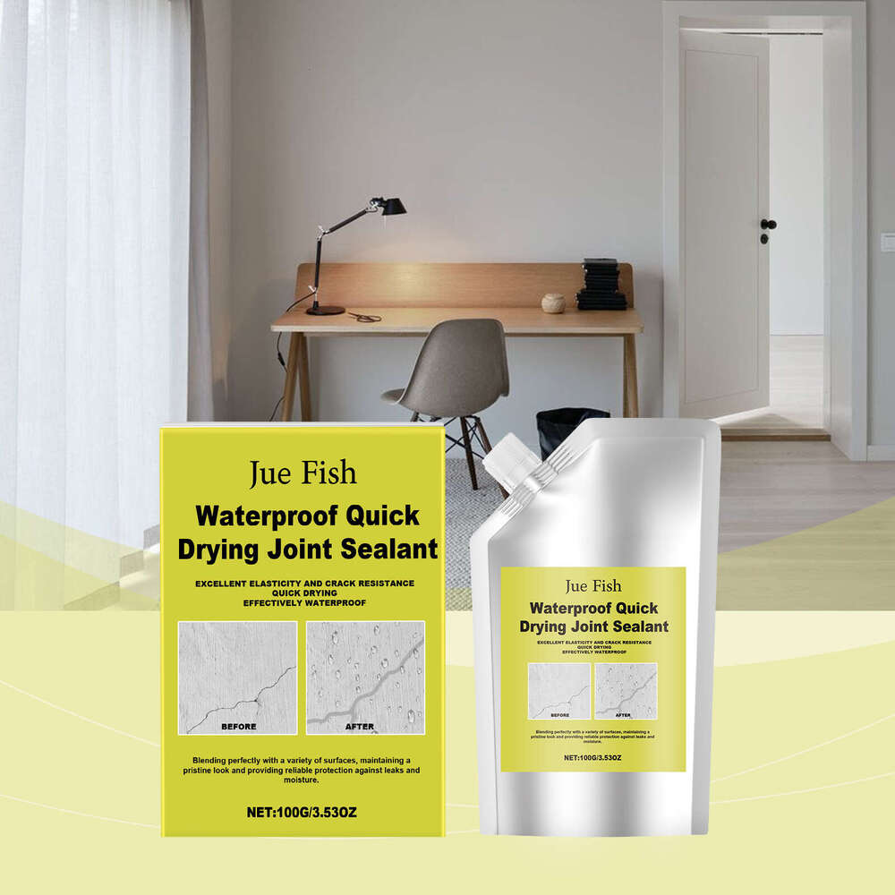 Jue-Fish Seam Sealant Household Waterproof Quick-Drying Aesthetic Floor Crack Gap Repair Agent S260130