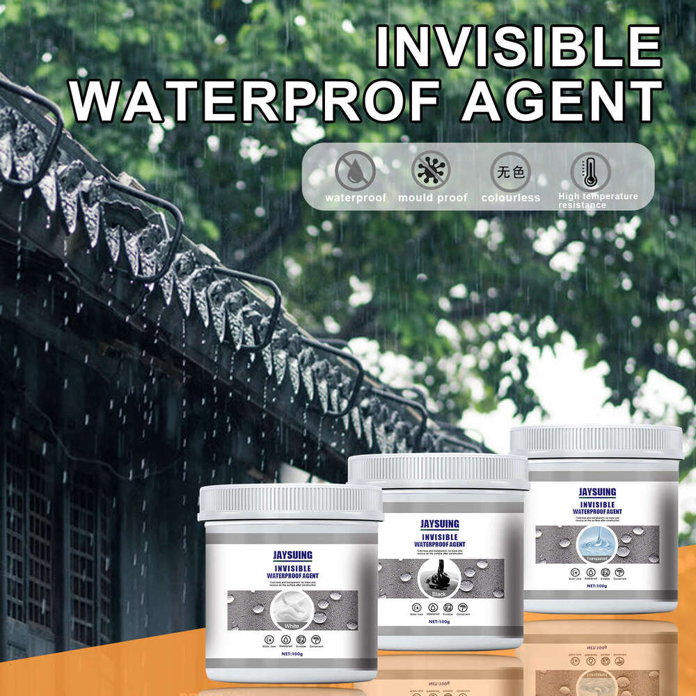 Jaysuing Black Waterproof Glue for Kitchen and Bathroom Doors, Windows, Tiles, Water Pipes, Exterior Walls, Waterproofing, Leakproofing, No-Need-to-Hi