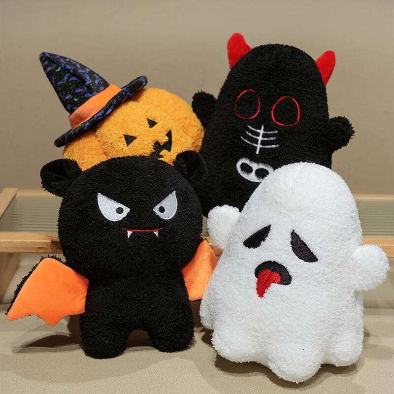 20cm Cute Bat Pumpkin Ghost Devil Plush Toy Birthday Xmas Party Decor Halloween Gift Toys for Kids Y260128