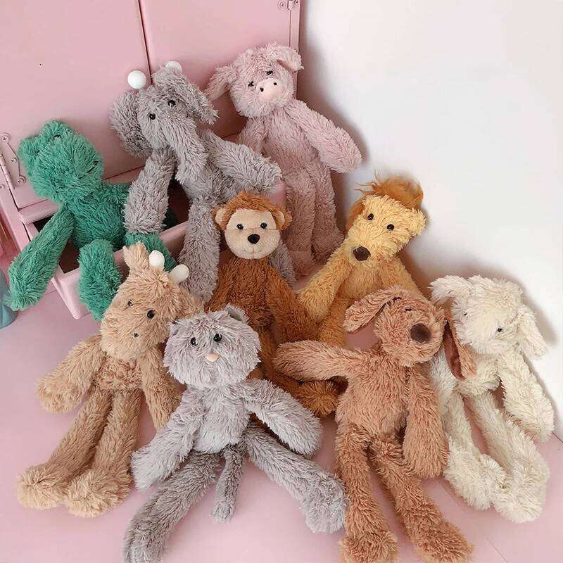 25cm Mini Animal Elephant Lion Dog Sheep Monkey Plush Toys for Girls Boys Children Baby Birthday Christmas Gift Y260128