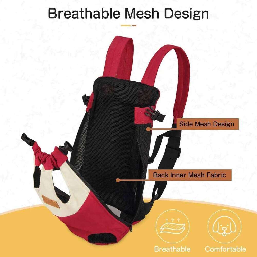 Mesh Carrier Adjustable Breathable Outdoor Travel Products Bags For Small Dog Cat Chihuahua Pet Backpack 26H0130