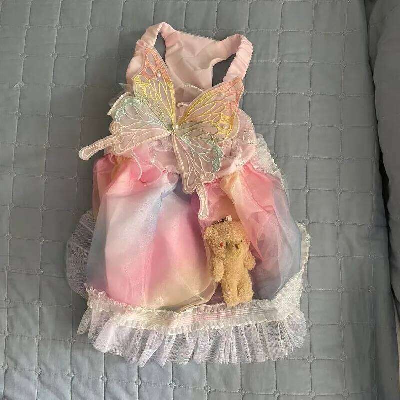 Large Clothing Summer Big Dog Dress Corgi Shiba Inu Border Collie Samoyed Husky Labrador Golden Retriever Costume Apparel H260129