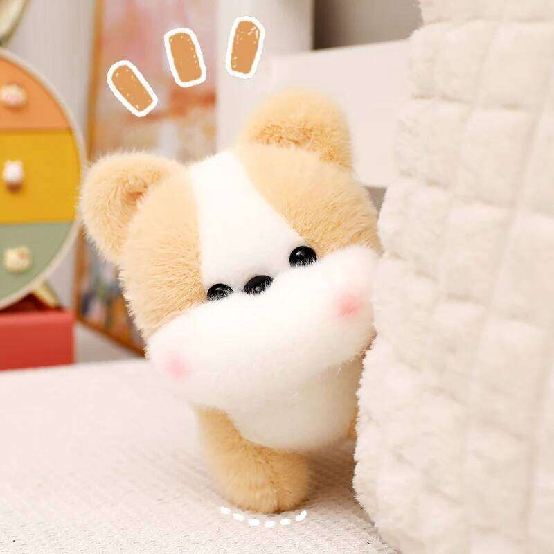 20cm/7.87in Dog Toy Schnauzer Corgi Bichon Plush Toys Stuffed Animal Doll Soft Pillow Kid Pet Lover Birthday Gift Y260128