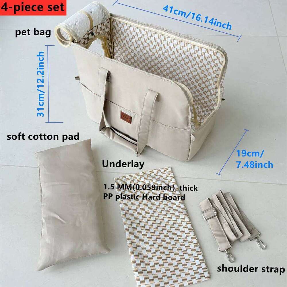 Comfortable Dog Crossbody Shoulder Outdoor Travel Portable Cat Puppy Sling Carrier Bag Pet Carrying Supplies - view 5