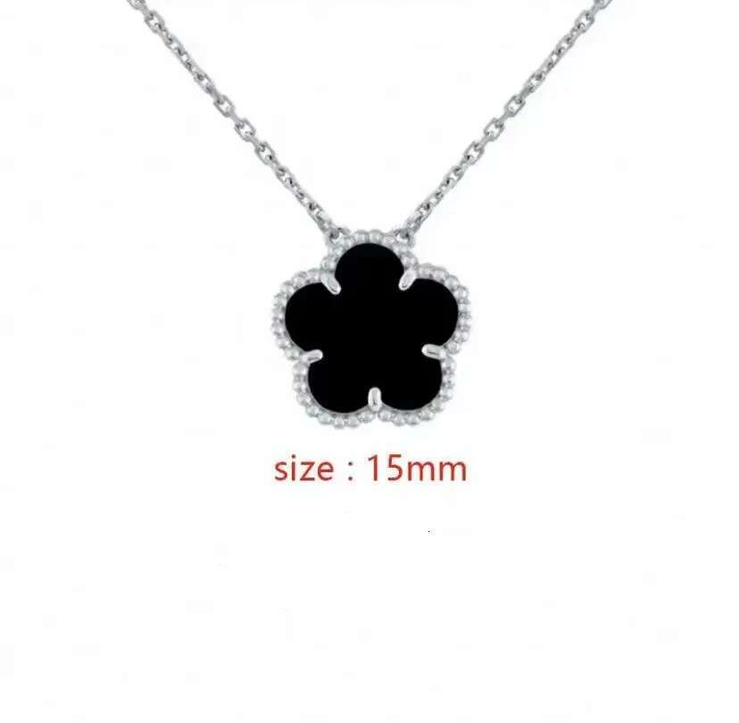 Necklace Designer For Women Clavicle Necklace Classic Clover Jewlery Mother Of Pearl Diamonds Flower Pendant Necklace Designer Jewelry Suitable For Da