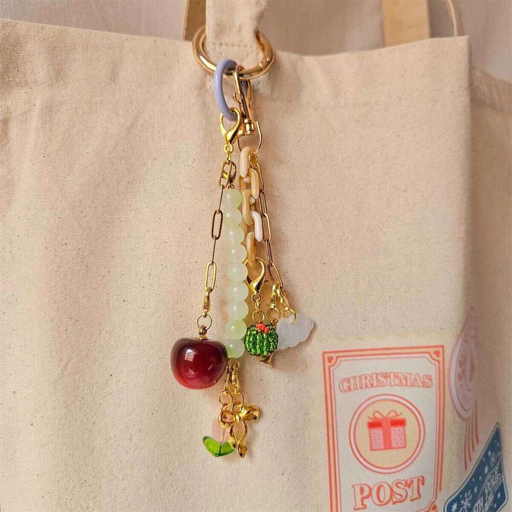 Fashionable simple and popular keychain DIY bag pendant with brooch charm women's accessories Z260130