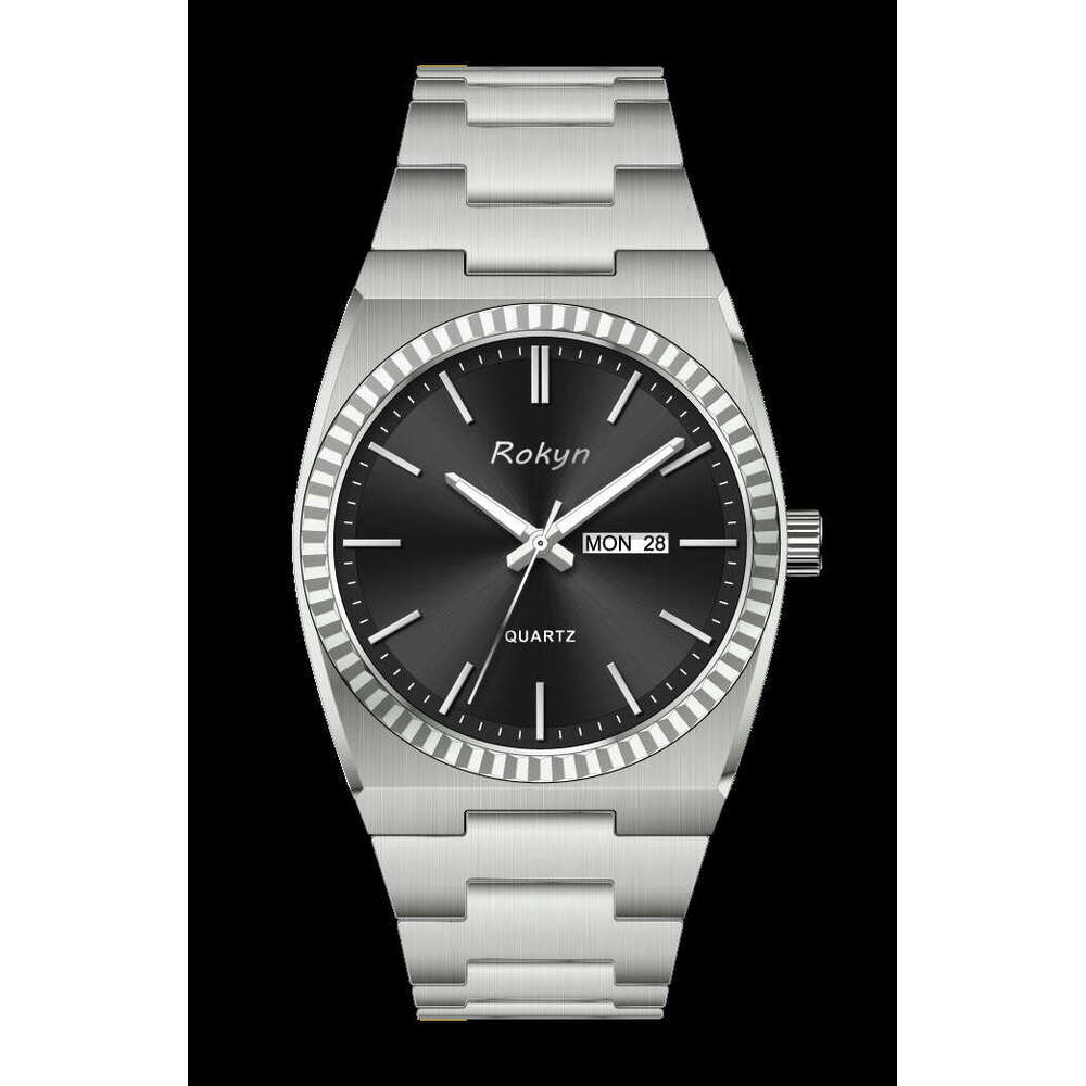 New Waterproof Men's Business Casual Luminous Dual Calendar Quartz Watch