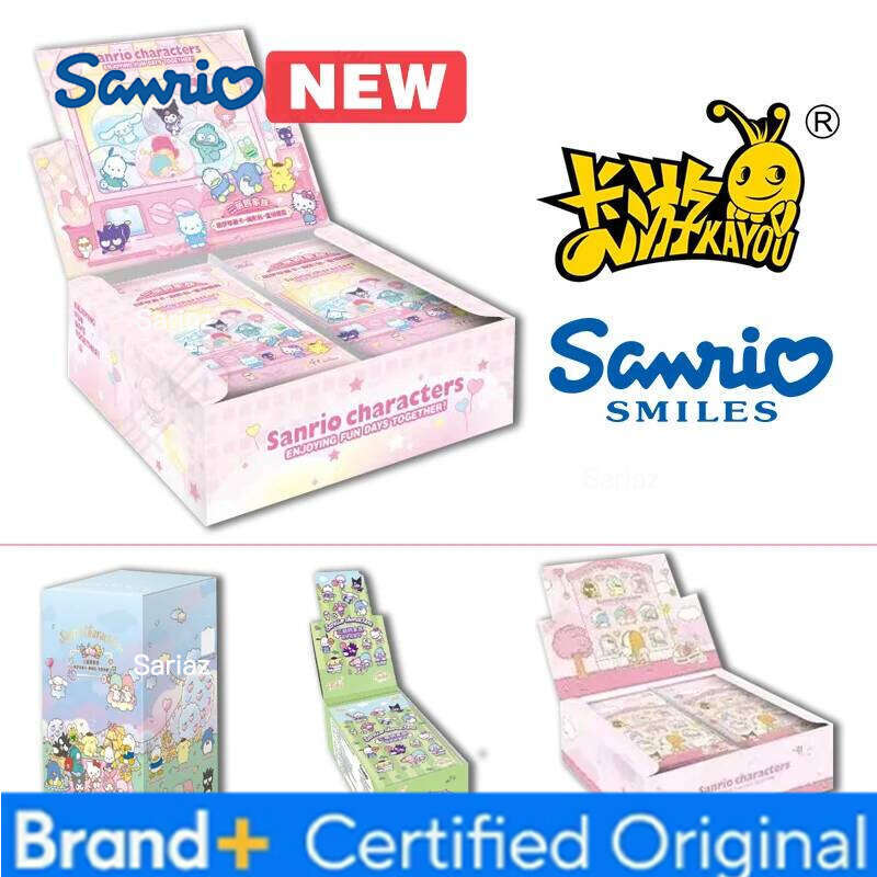 Sanrio KAYOU Genuine Card Mengmeng Classic Pack Vitality Film Family Series Anime Collectible Cards Child Toys Gifts H260130